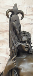 Bronze Sculpture of Young Fisherman Boy by Carrier-Belleuse
