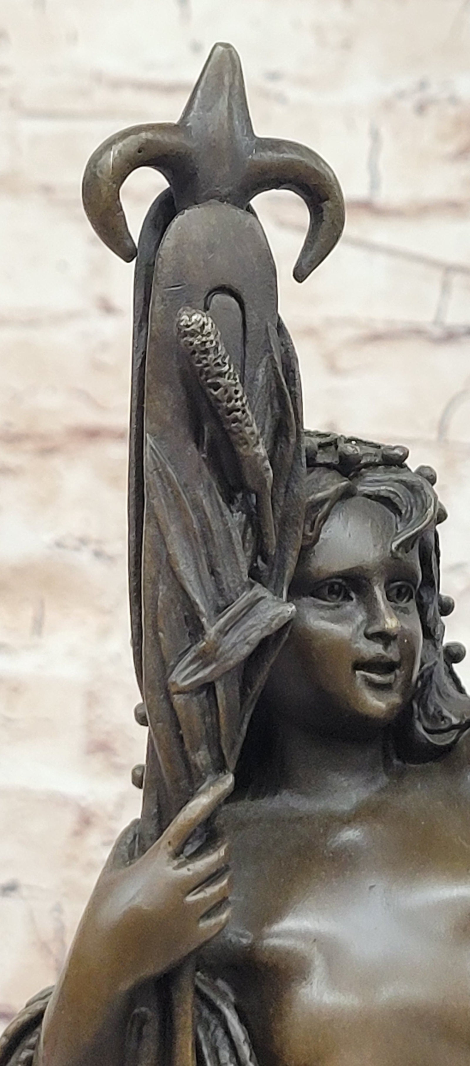 Bronze Sculpture of Young Fisherman Boy by Carrier-Belleuse