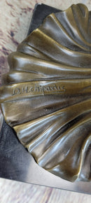 Signed Milo Art Lost Wax Sitting Dancer Bronze Sculpture