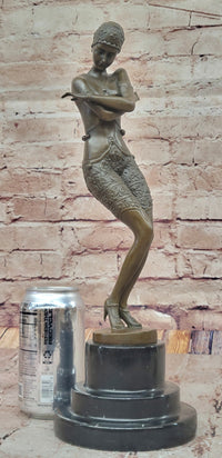 Ferdinand Preiss Art Deco Dancer – 1920s Flapper Bronze