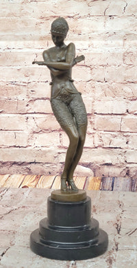 Ferdinand Preiss Art Deco Dancer – 1920s Flapper Bronze