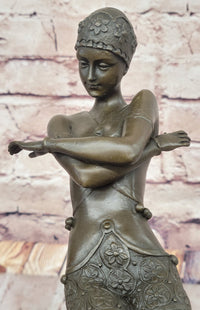 Ferdinand Preiss Art Deco Dancer – 1920s Flapper Bronze