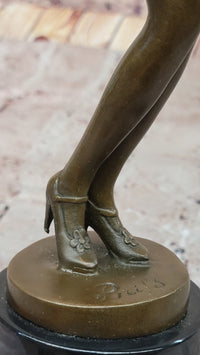 Ferdinand Preiss Art Deco Dancer – 1920s Flapper Bronze