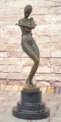 Ferdinand Preiss Art Deco Dancer – 1920s Flapper Bronze