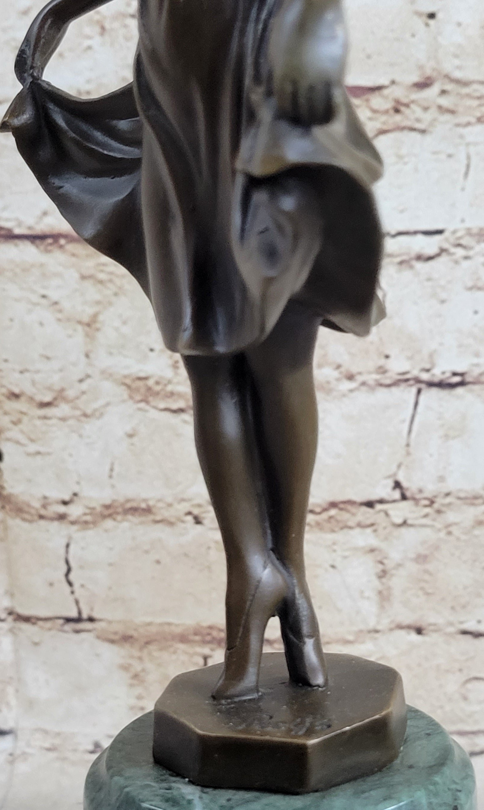 Signed Preiss Bronze Little Ballerina Girl Dancer Sculpture