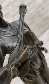 Signed Preiss Art Bronze Sculpture Guitar Player Music