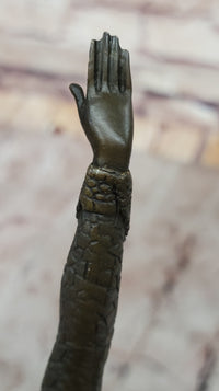 Dimitri Chiparus Art Deco Dancer Girl - Bronze on Marble