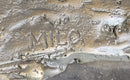 Track Runner Sprinter Race Bronze Metal Sculpture on Marble Base