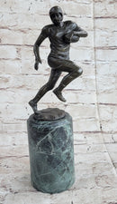 Football Player NFL Bronze Trophy Sculpture 12" x 4"