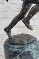 Football Player NFL Bronze Trophy Sculpture 12" x 4"