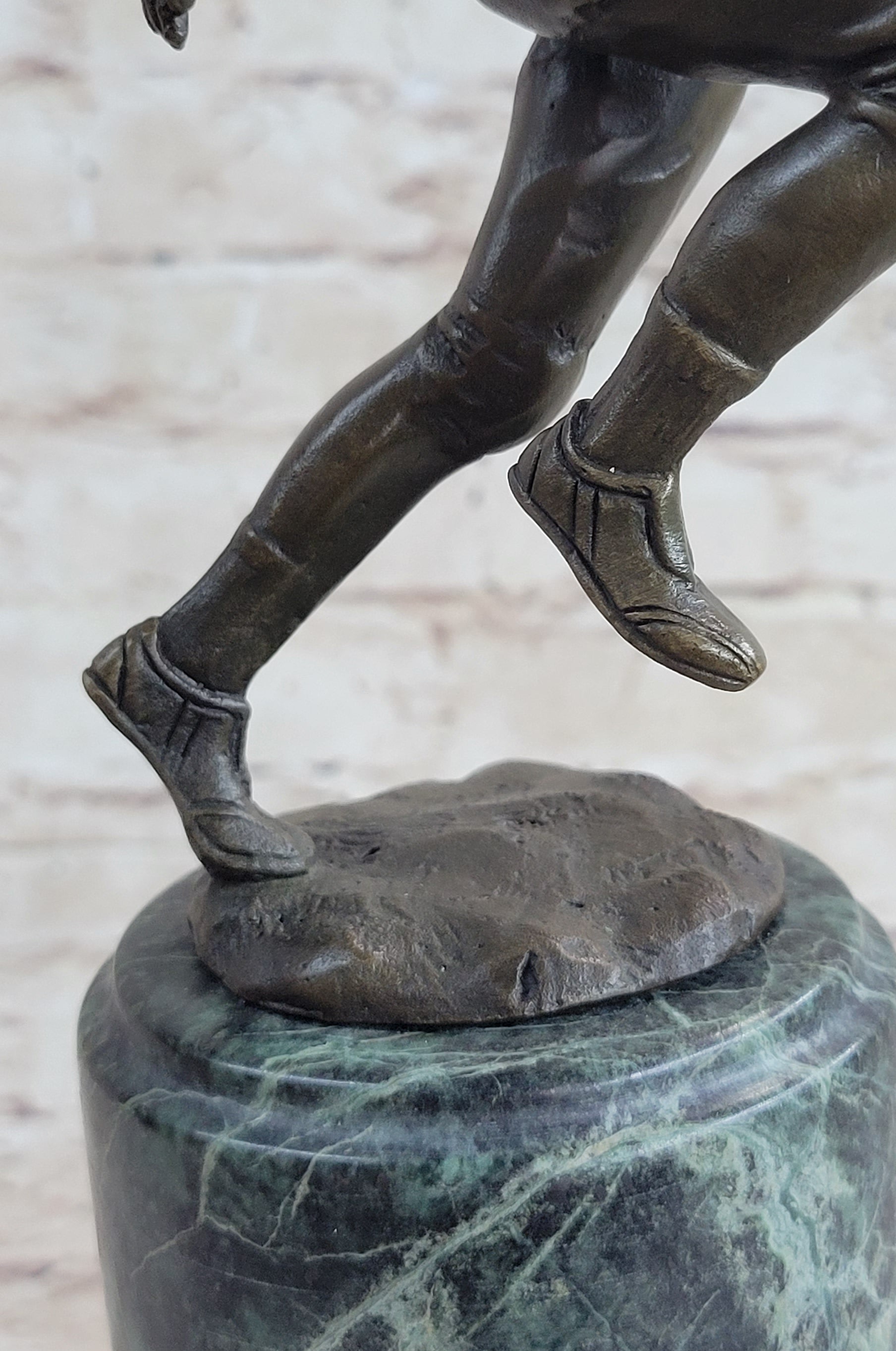 Football Player NFL Bronze Trophy Sculpture 12" x 4"
