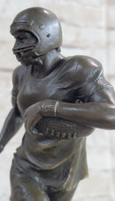 Football Player NFL Bronze Trophy Sculpture 12" x 4"