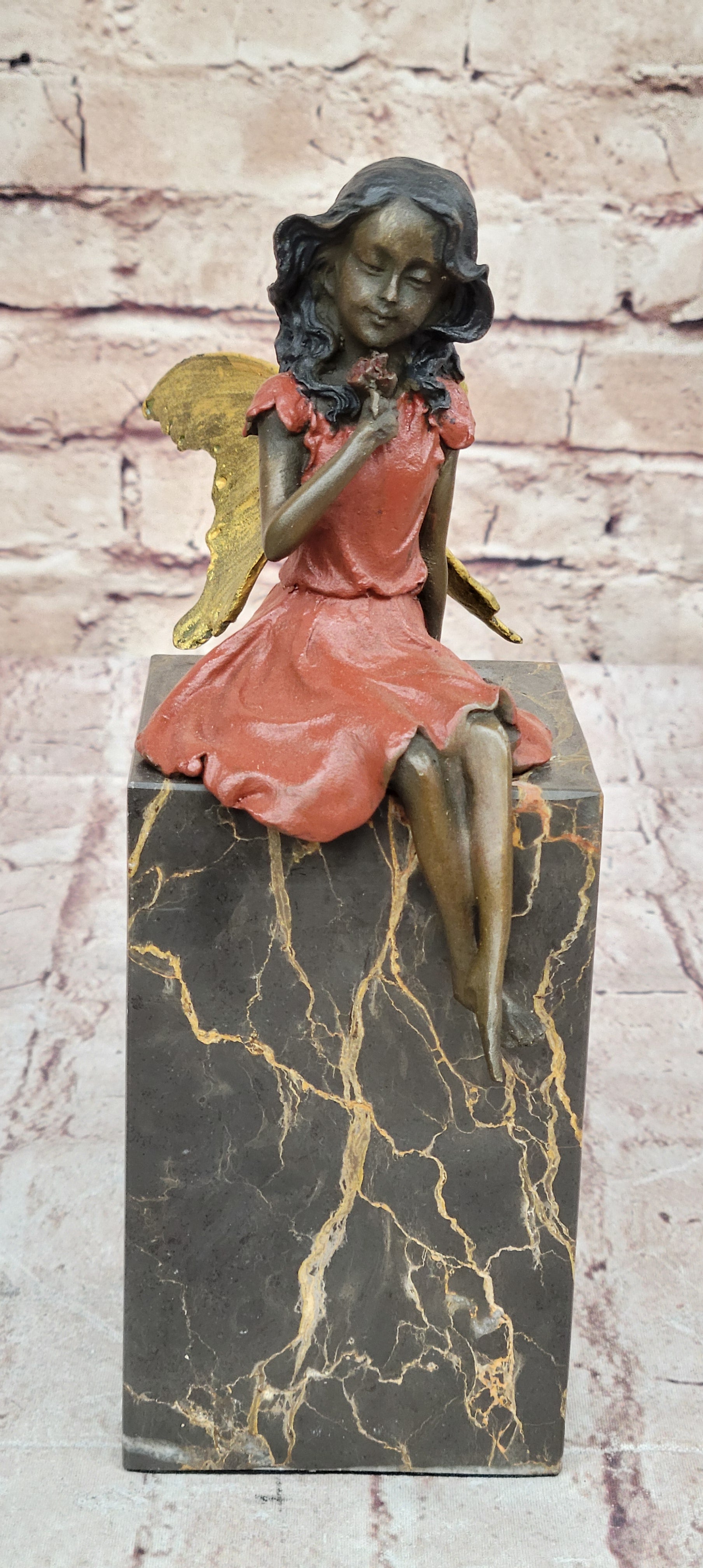 Milo Fairy Angel Genuine Bronze Sculpture