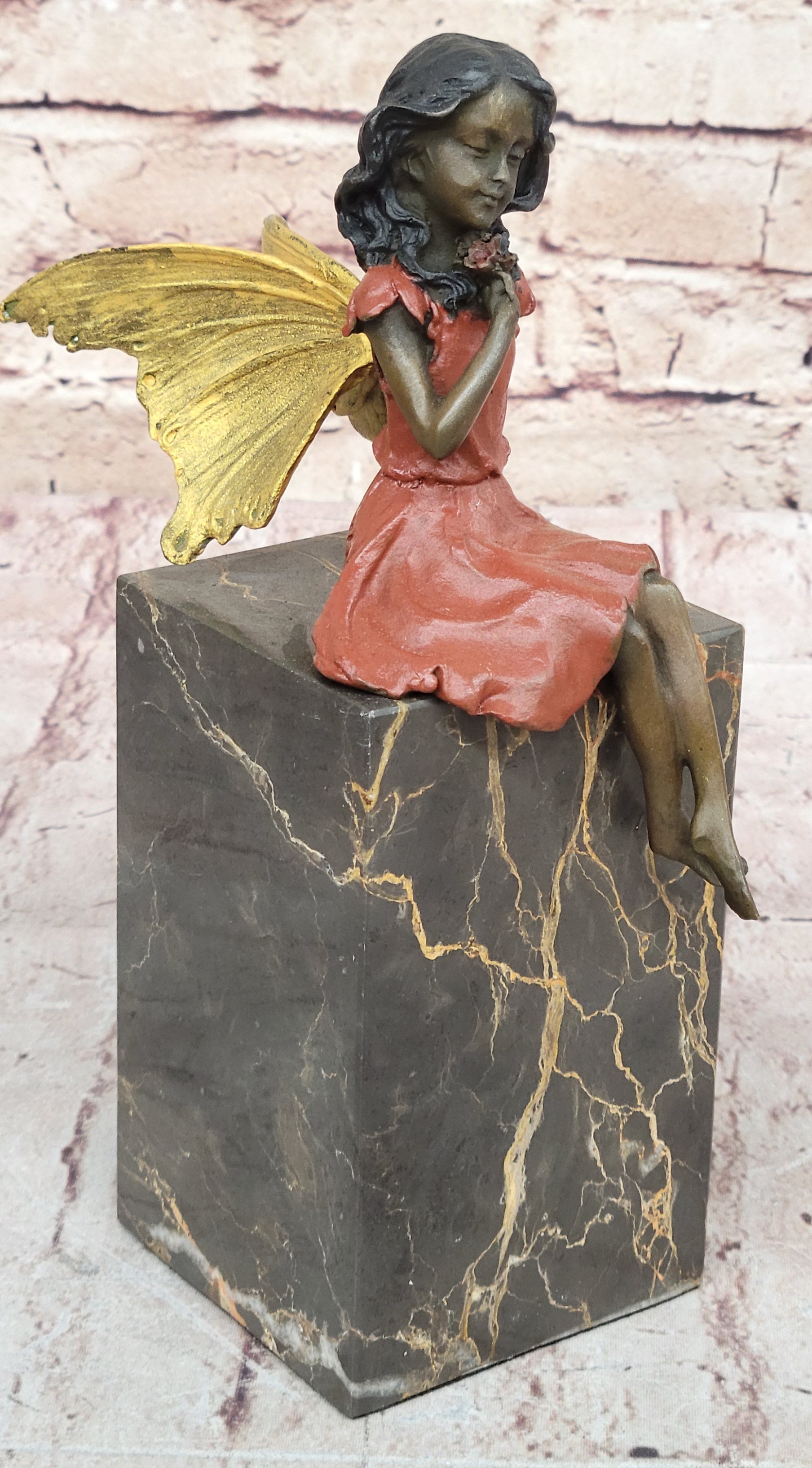 Milo Fairy Angel Genuine Bronze Sculpture