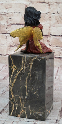 Milo Fairy Angel Genuine Bronze Sculpture