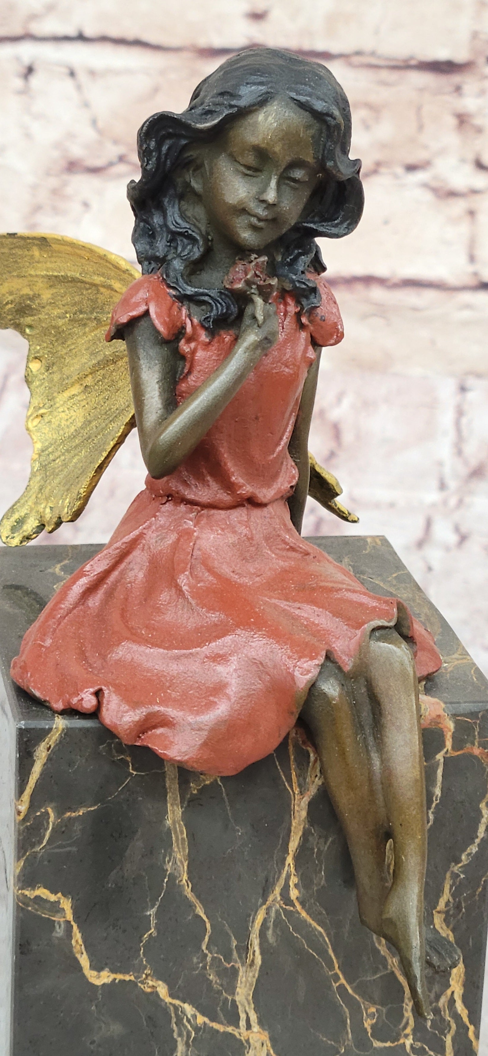 Milo Fairy Angel Genuine Bronze Sculpture
