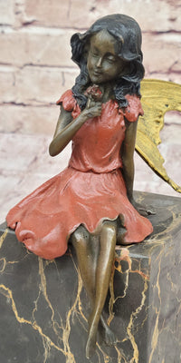 Milo Fairy Angel Genuine Bronze Sculpture