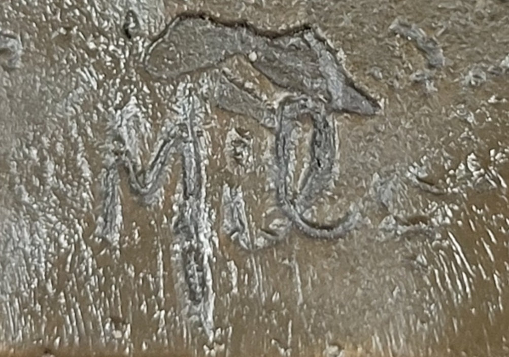 Abstract Bronze Sculpture by Milo – Dancing Form on Marble Base
