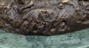 Young Fairy Angel Girl Bronze Sculpture on Green Marble Base