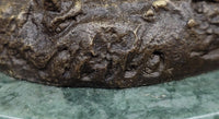 Young Fairy Angel Girl Bronze Sculpture on Green Marble Base