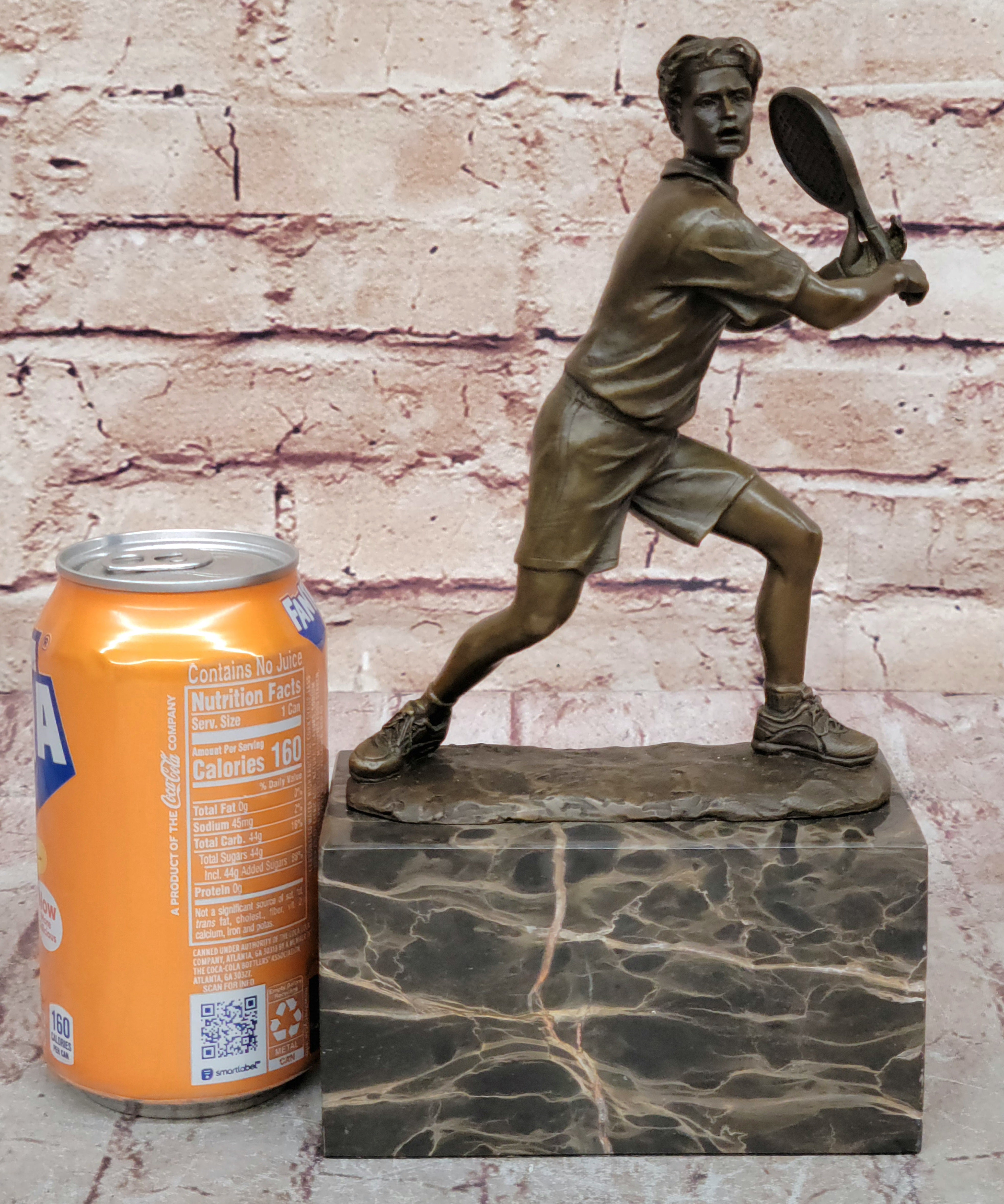 Tennis Ball Player Bronze Sculpture Art Deco