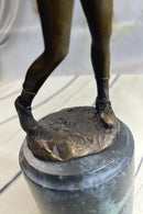 SIGNATURE MILO STATUARY Bronze Statue Of Girl Golfer ~ NEW Hand Made Sculpture