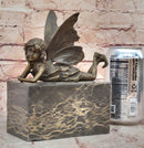 Milo Bronze Fairy Sculpture on Marble Base