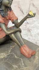 Multi Color Fairy Angel Bronze Sculpture by Milo