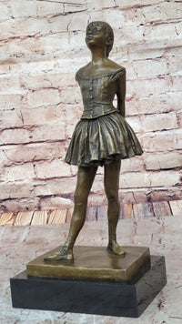 Little Fourteen Year Old Dancer Bronze Ballerina by Edgar Degas