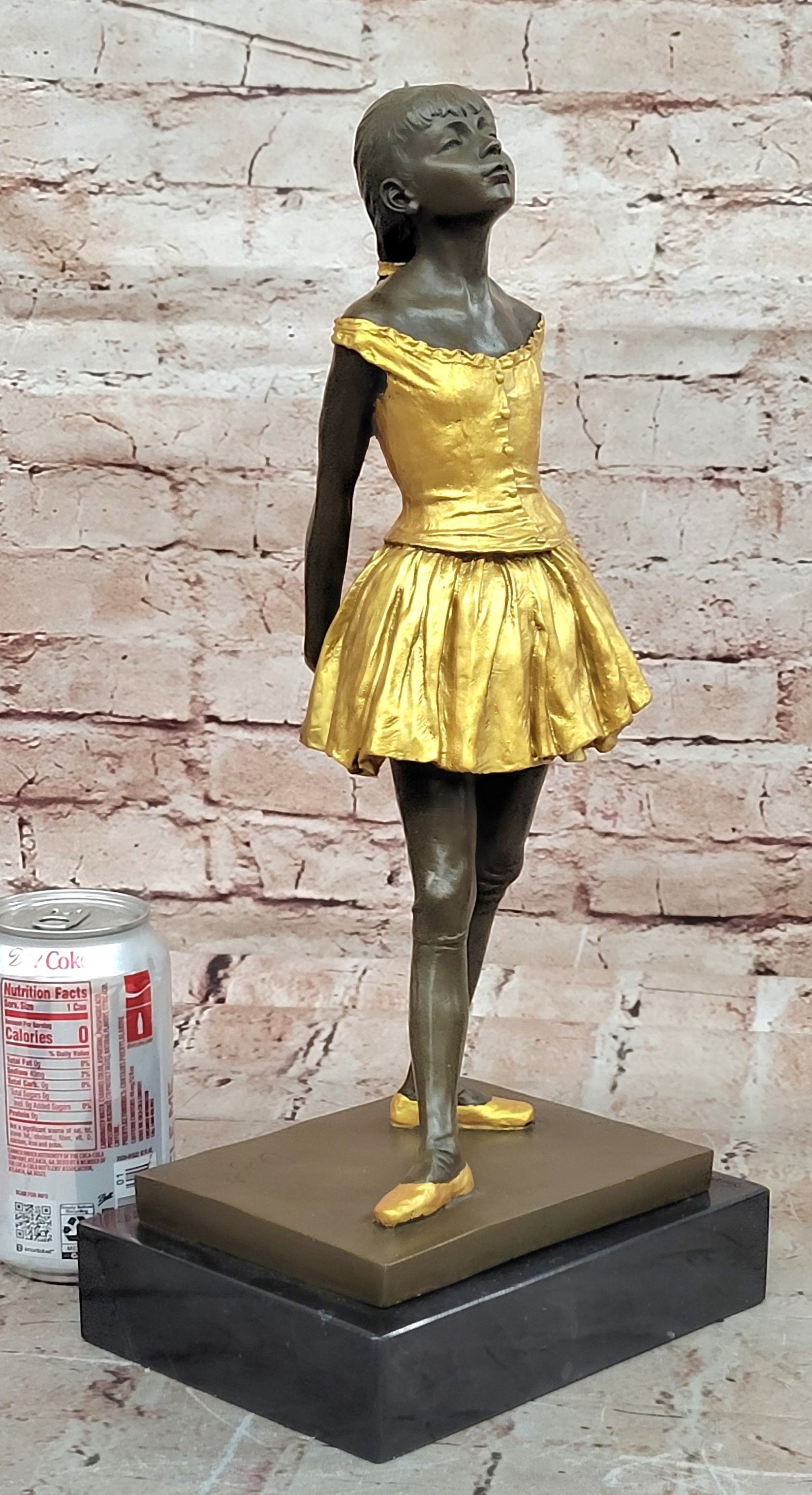 Signed Bronze Ballet Dancer Edgar Degas Sculpture
