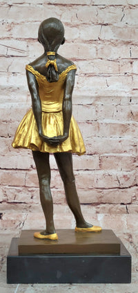 Signed Bronze Ballet Dancer Edgar Degas Sculpture