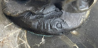Classical Nude Female Figure Striking a Pose Bronze Sculpture