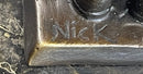 Boy in Rain Genuine Bronze Sculpture Bookend
