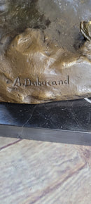 Arabian Man on Horseback Bronze Sculpture by Dubucand