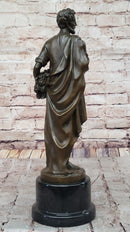 Bearded Man with Wreath – Bronze Sculpture by Zegut/Tusey