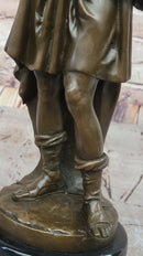 Bearded Man with Wreath – Bronze Sculpture by Zegut/Tusey