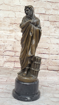 Signed Ed Zegut Jesus of Nazareth Bronze Sculpture Sale