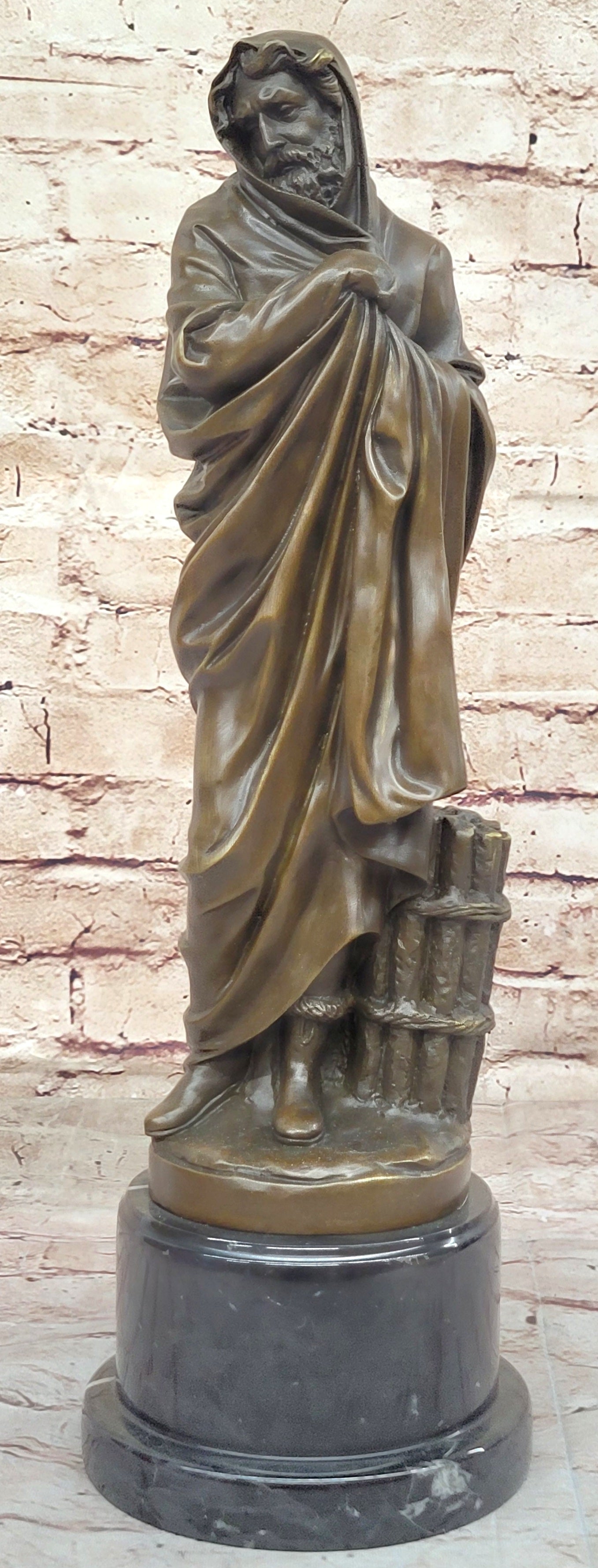 Signed Ed Zegut Jesus of Nazareth Bronze Sculpture Sale