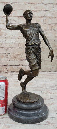 Signed Miguel Lopez Michael Jordan Tribute Bronze Sculpture