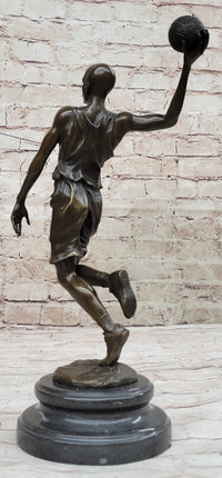 Signed Miguel Lopez Michael Jordan Tribute Bronze Sculpture