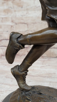Signed Miguel Lopez Michael Jordan Tribute Bronze Sculpture