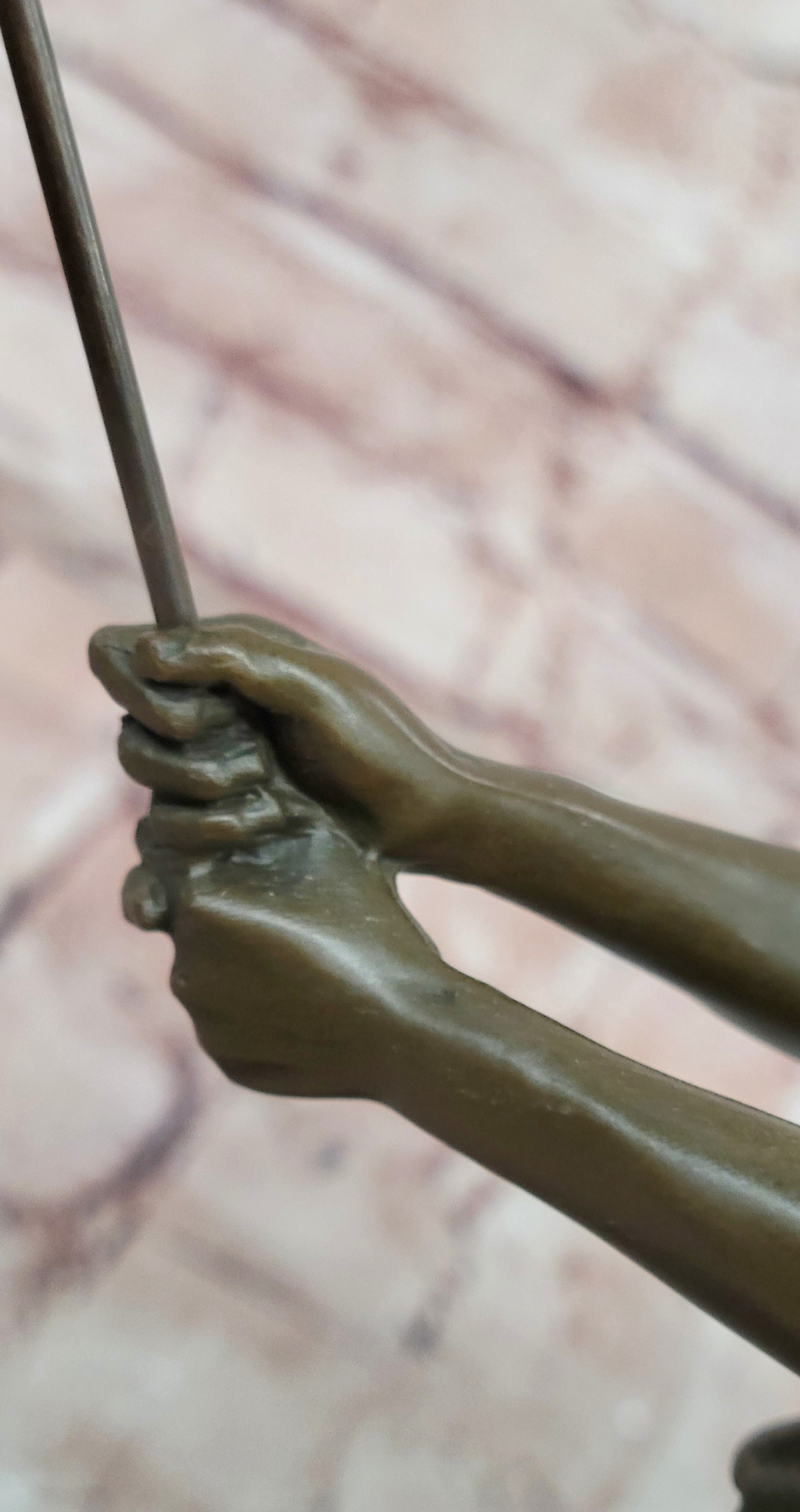 Signed original Milo Male Golfer Golf Golfing Sport Memorabilia Bronze Sculpture