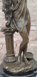 Signed Cesaro Bronze Gorgeous Aphrodite Greek Goddess Sculpture Statue Gift