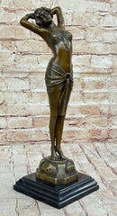 Middle Eastern Belly Dancer Art Deco Bronze Sculpture