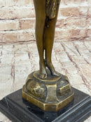 Middle Eastern Belly Dancer Art Deco Bronze Sculpture