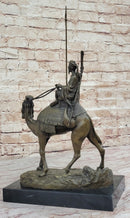 Camel & Rider Bronze Sculpture After Leonard Hot Cast