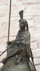 Camel & Rider Bronze Sculpture After Leonard Hot Cast