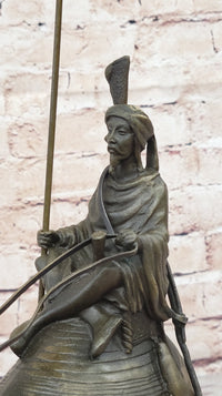 Camel & Rider Bronze Sculpture After Leonard Hot Cast