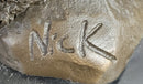 Cyclist on Rocky Terrain Bronze by Mario Nick
