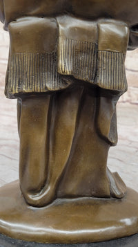 Sexy Nude Female Figure Underneath a Shawl - Bronze Art Deco Sculpture